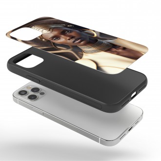 Kryt na mobil Africká žena v tradičnej róbe 1