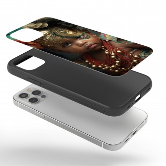Kryt na mobil Dieťa so zlatými ozdobami