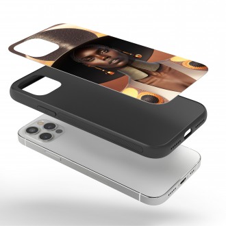 Kryt na mobil Modelka v klobúku 3
