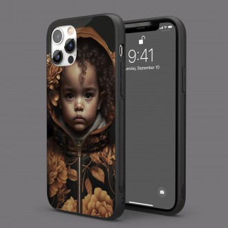 Kryt na mobil Dieťa v kvetinovej mikine