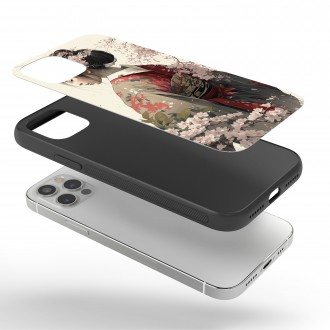 Kryt na mobil Japonské dievča v kimone 1