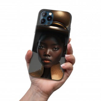 Kryt na mobil Modelka v klobúku 4