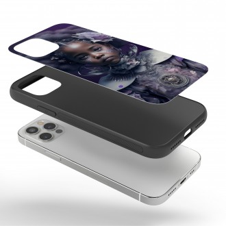 Kryt na mobil Fantasy vesmírna mladá dievčina