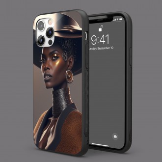 Kryt na mobil Modelka v klobúku 2