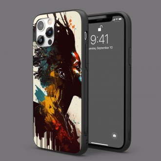 Kryt na mobil Moderné umenie - Tvár vo farbe
