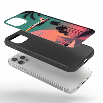 Kryt na mobil Stíhačky pri západe slnka