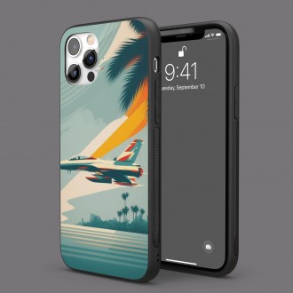 Kryt na mobil Stíhacie lietadlo nad zálivom