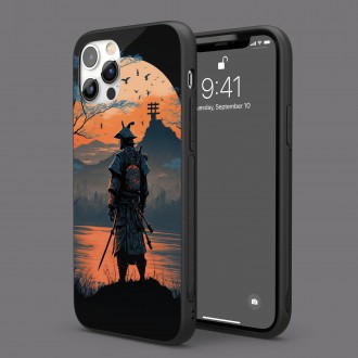 Kryt na mobil Samuraj pri západe slnka