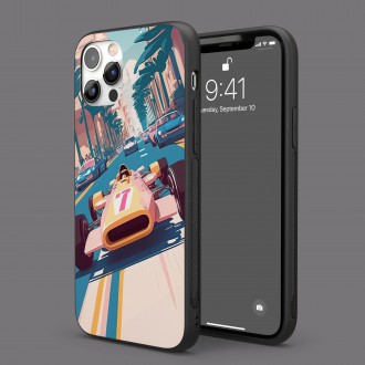 Kryt na mobil Retro závodné auto