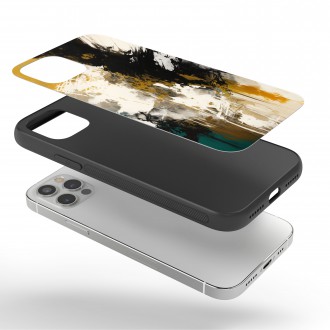 Kryt na mobil Moderné umenie - farebný mramor 1