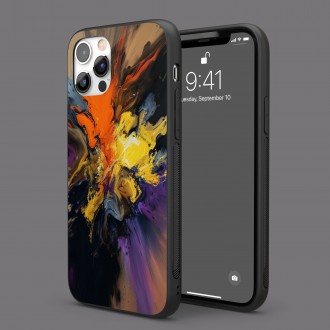 Kryt na mobil Moderné umenie - zmes farieb