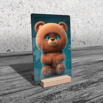 Akrylové sklo Animovaný medvedík