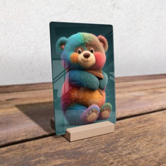 Akrylové sklo Dúhový medvedík