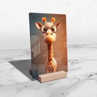 Akrylové sklo Animovaná žirafa