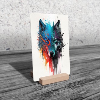 Akrylové sklo Graffiti vlk