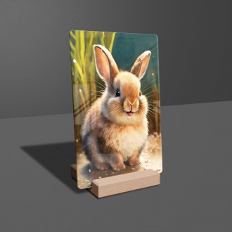 Akrylové sklo Akvarelový zajac