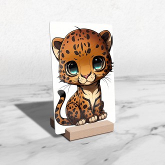 Akrylové sklo Malý leopard