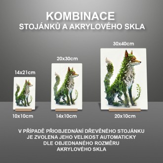 Akrylové sklo Prírodná líška