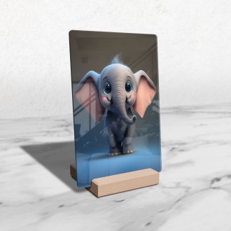 Akrylové sklo Roztomilý slon