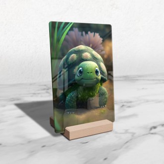 Akrylové sklo Animovaná korytnačka