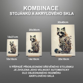 Akrylové sklo Kvetinový mýval
