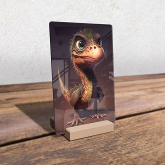 Akrylové sklo Animovaný dinosaur