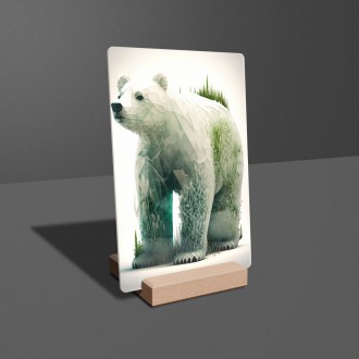 Akrylové sklo Prírodný ľadový medveď