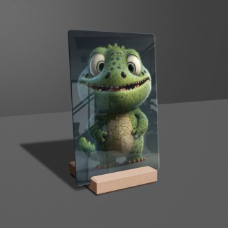 Akrylové sklo Animovaný krokodíl