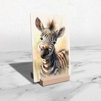 Akrylové sklo Akvarelová zebra