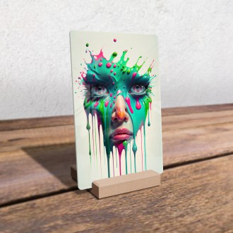 Akrylové sklo Graffiti tvár