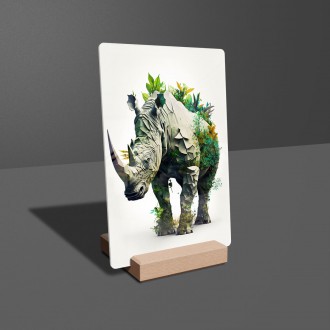 Akrylové sklo Prírodný nosorožec