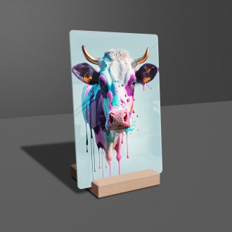 Akrylové sklo Graffiti krava