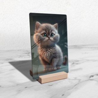 Akrylové sklo Animovaná mačička