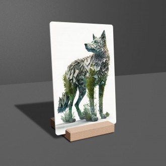 Akrylové sklo Prírodný vlk