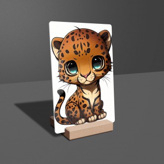 Akrylové sklo Malý leopard