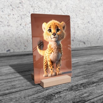 Akrylové sklo Animovaný gepard