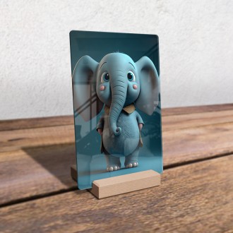 Akrylové sklo Animovaný slon