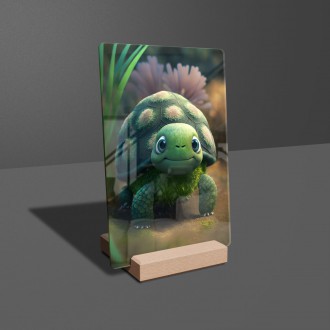 Akrylové sklo Animovaná korytnačka