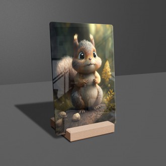 Akrylové sklo Animovaná veverička