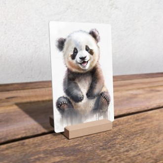 Akrylové sklo Akvarelová panda