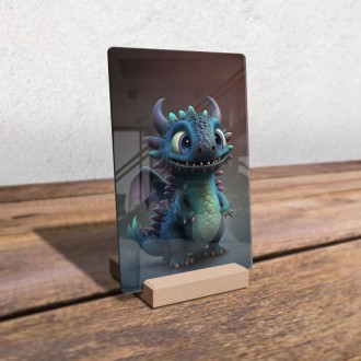 Akrylové sklo Animovaný drak