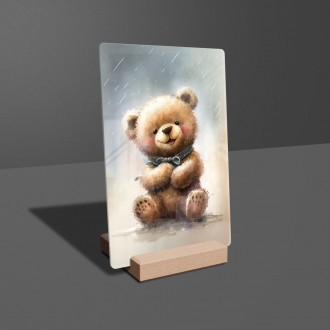 Akrylové sklo Akvarelový medvedík