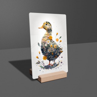 Akrylové sklo Kvetinová kačica