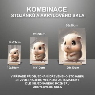 Akrylové sklo Malý škrečok