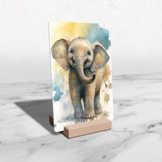 Akrylové sklo Akvarelový slon