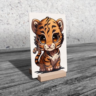 Akrylové sklo Malý tiger