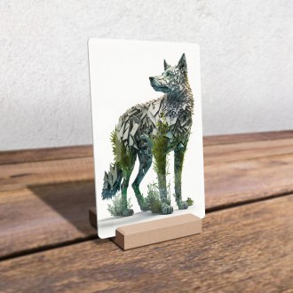 Akrylové sklo Prírodný vlk