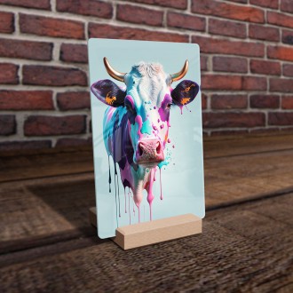Akrylové sklo Graffiti krava