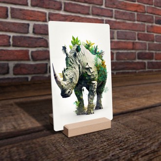 Akrylové sklo Prírodný nosorožec