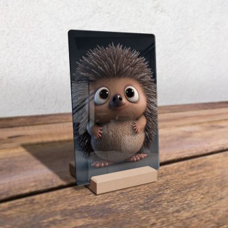 Akrylové sklo Animovaný ježko